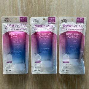 3x skin aqua sunscreen UV essence SPF50+/PA+++ 80g